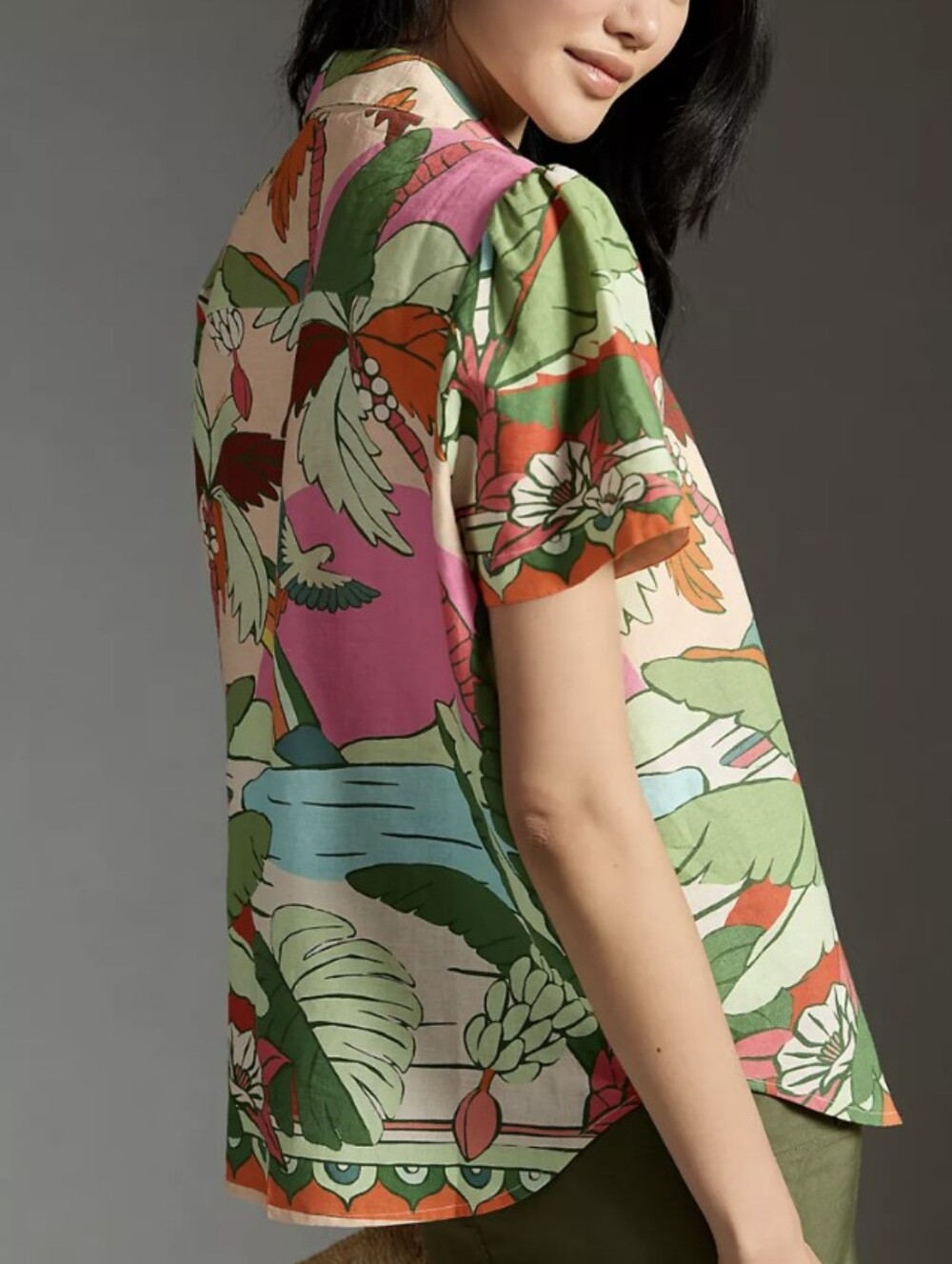 Anthropologie x FARM Rio Surf Button-down - Picture 4 of 12